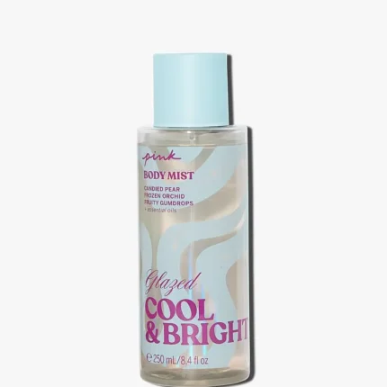 Botella de spray corporal Cool and Bright de PINK Victoria's Secret.